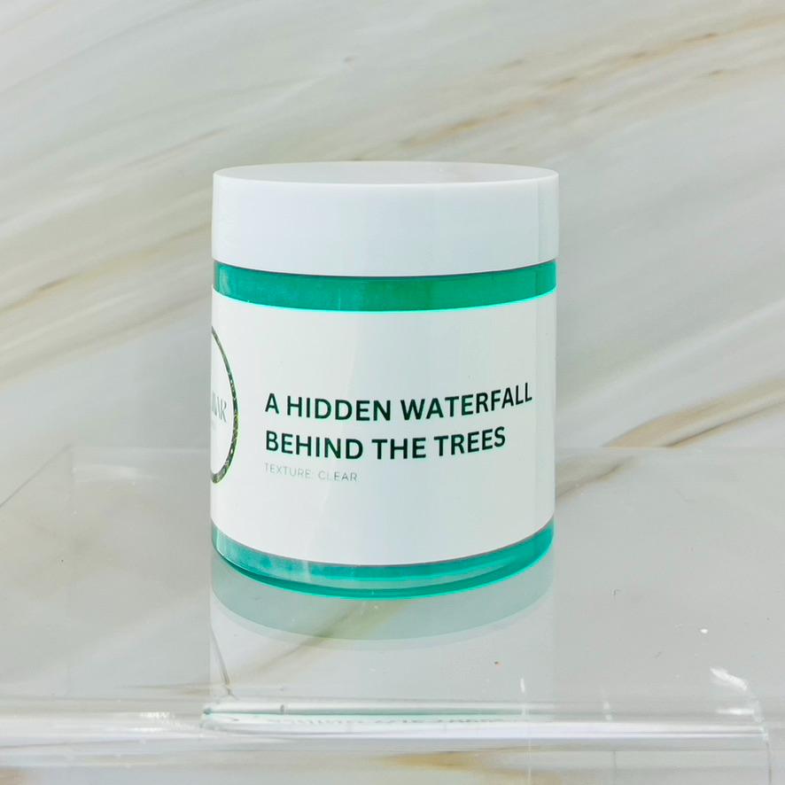 A Hidden Waterfall Behind The Trees