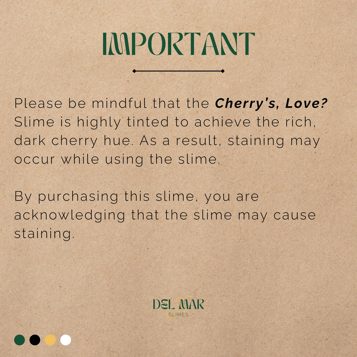 Cherry's, Love?